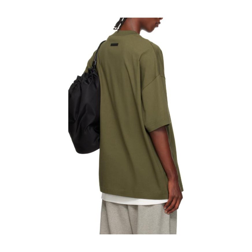 Fear of God Essentials Jersey Crewneck Tee Military