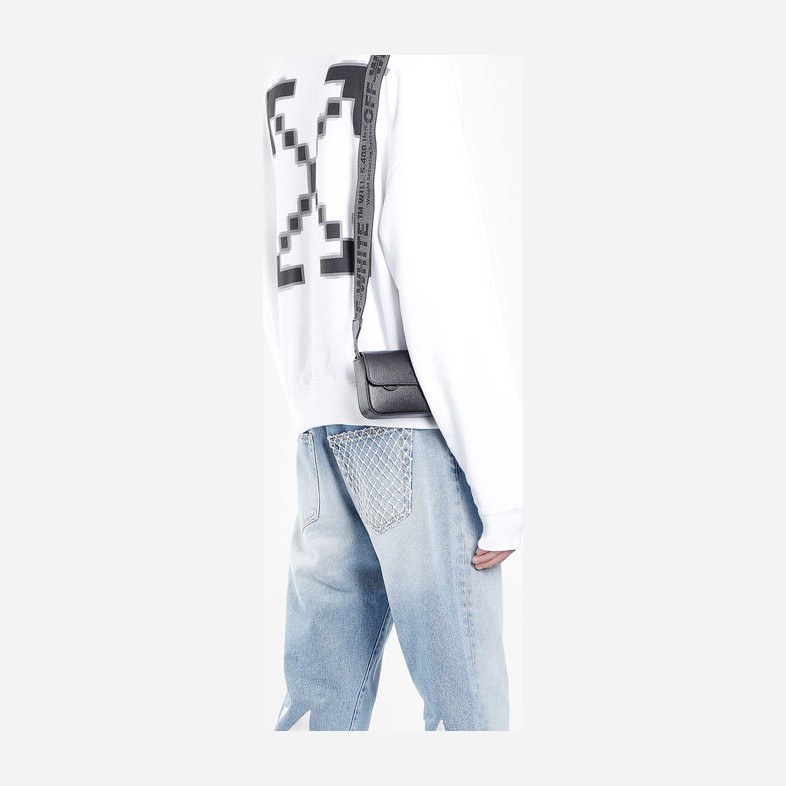 OFF-WHITE FW19 Printed Logo Hoodie