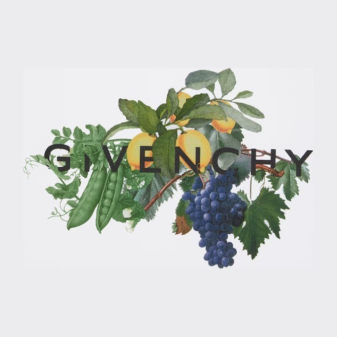 Givenchy T-Shirt In Cotton With Givenchy Fruits And Vegetables T
