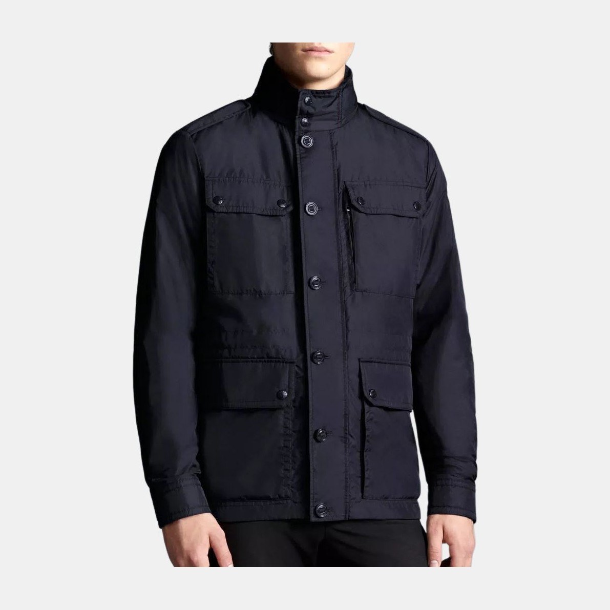 Moncler Lez Rain Jacket Navy