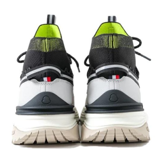 Moncler High-Top Sneakers Black Grey