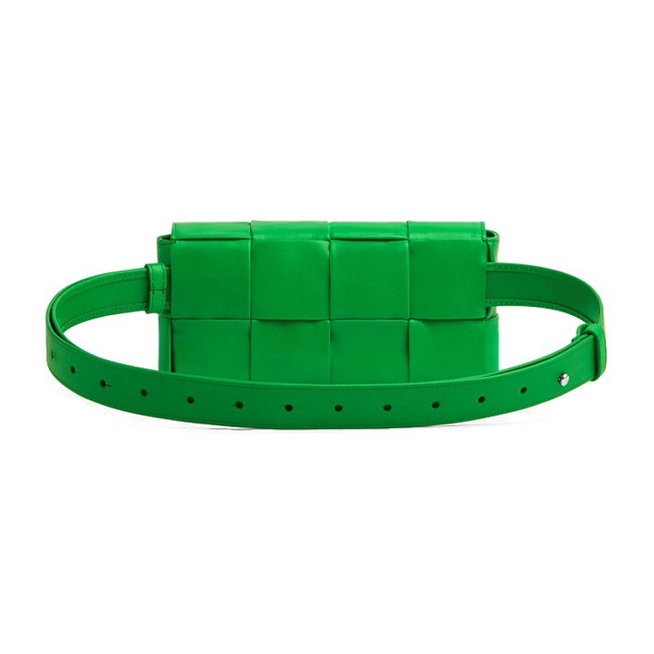 Bottega Veneta Cassette Belt Parakeet Green