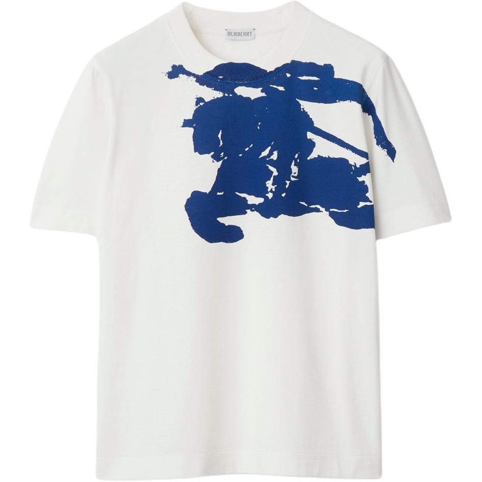 Burberry Equestrian Knight Logo T-Shirt White