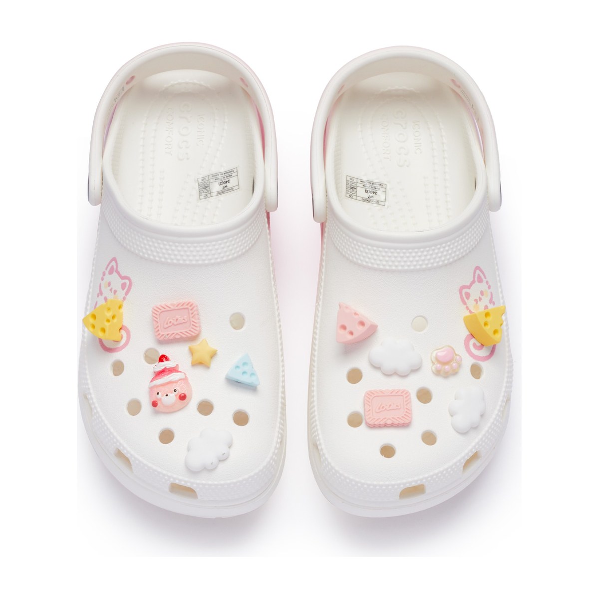 Crocs Classic Clog White Pink