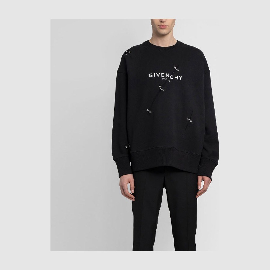 Givenchy Logo Print Sweatshirt Black