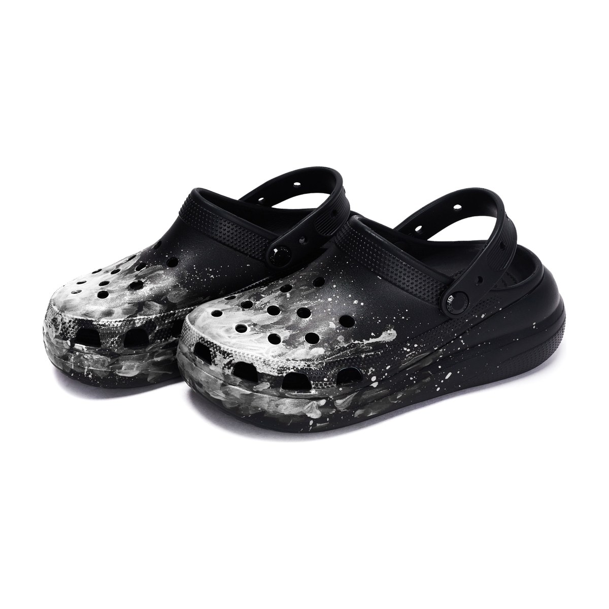 Crocs Classic Clog Black Silver Grey