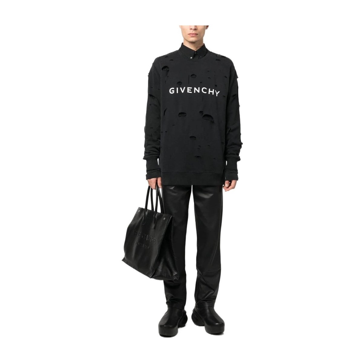 Givenchy SS23 Logo Print Sweatshirt Black