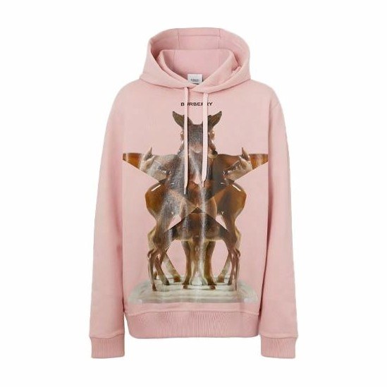 Burberry Kaleidoscope Hoodie Frost Pink