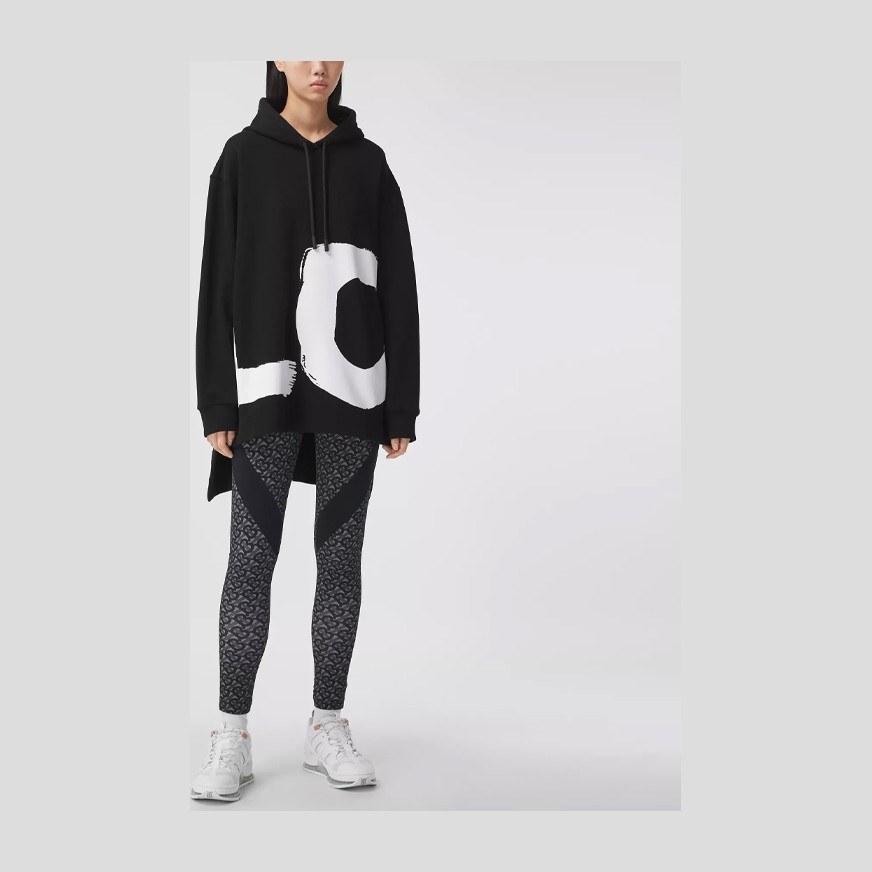 Burberry Love Hoodie Black