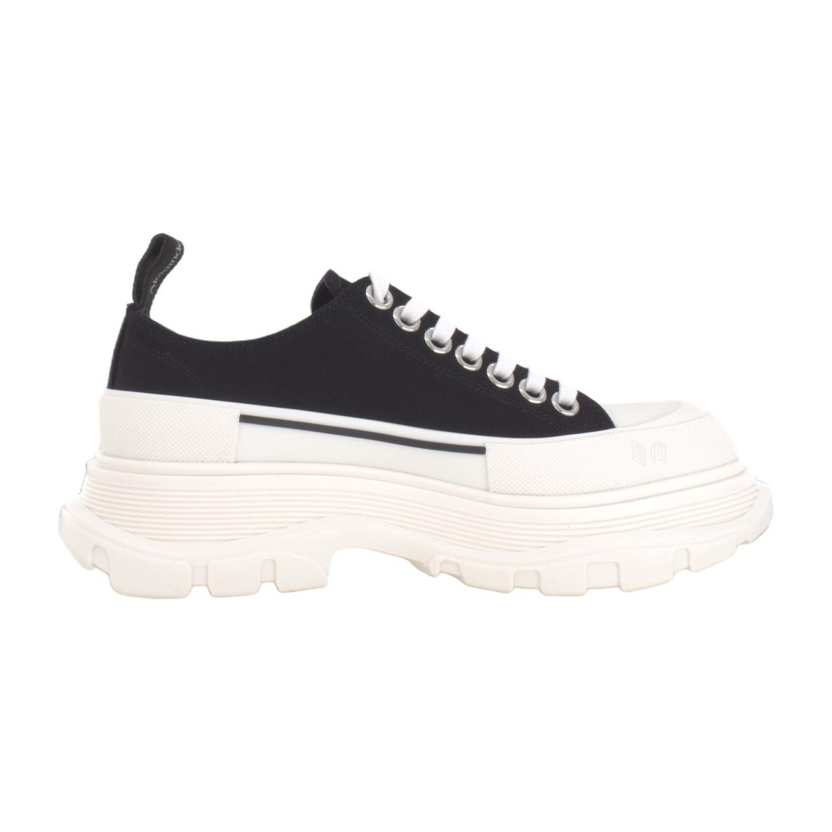 Alexander McQueen Ankle Boots White Black