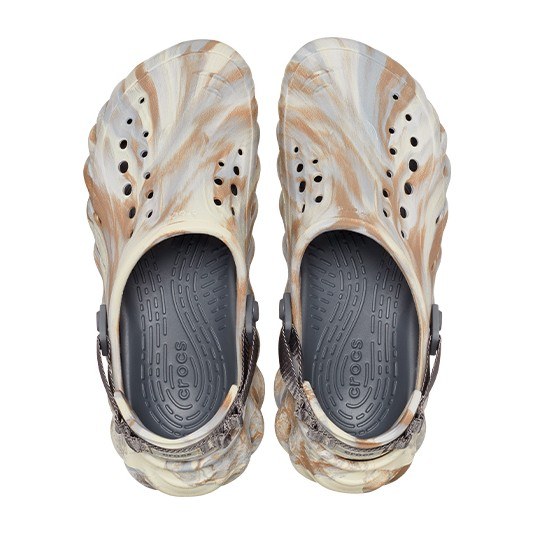 Crocs Sport Sandals White Brown