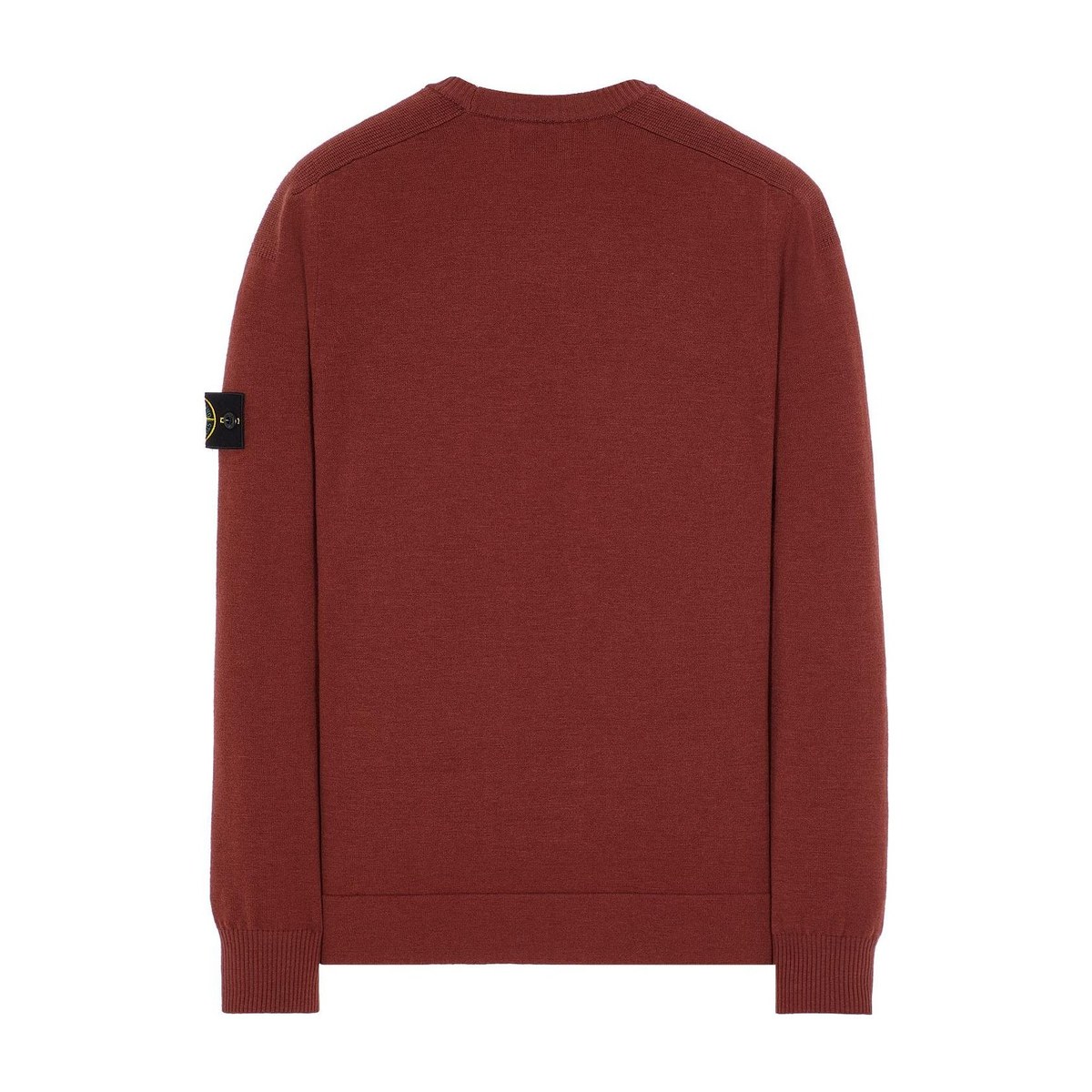 Stone Island Pullover Crewneck Sweatshirt Red Brown