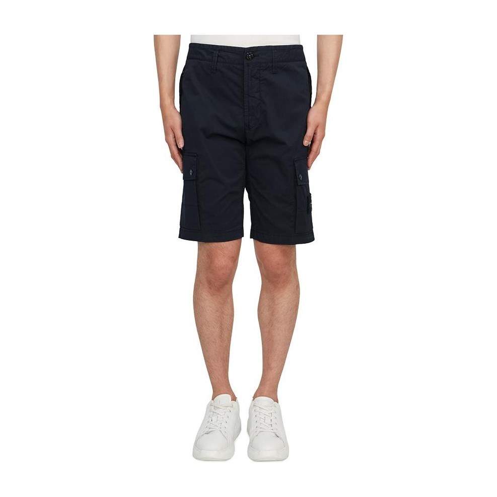 Stone Island Logo Print Shorts