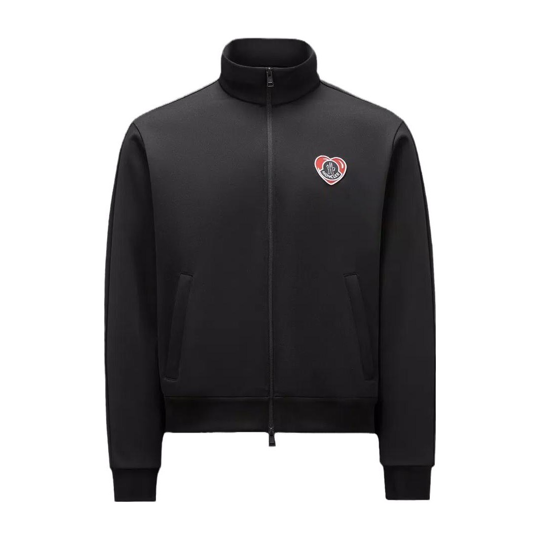 Moncler Moncoeur Motif Zip-Up Sweatshirt