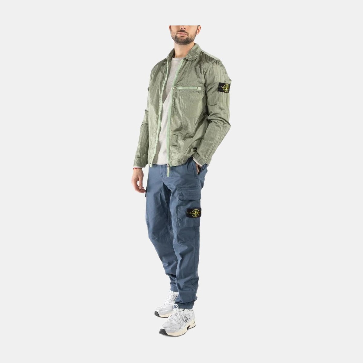 Stone Island Nylon Meta SS23 Jacket Light Green