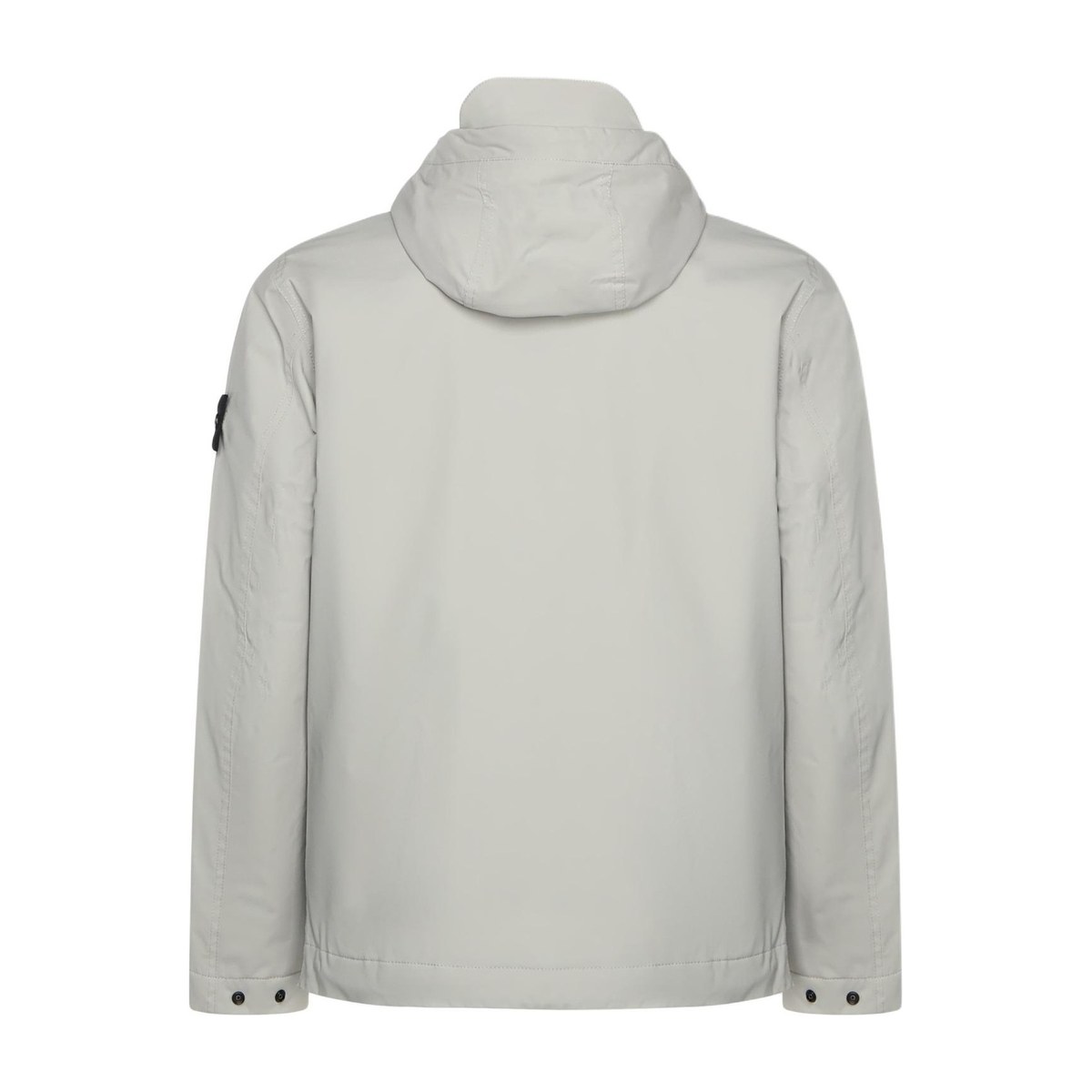 Stone Island Hooded Zip Logo Jacket