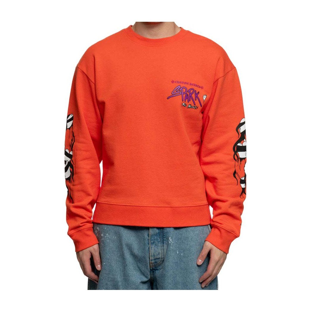 Chrome Hearts Crewneck Sweatshirt Orange