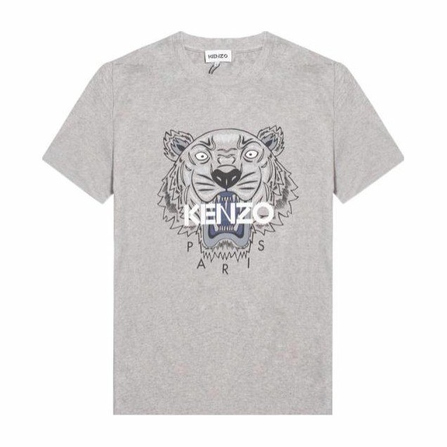 KENZO Logo Print T-Shirt Grey