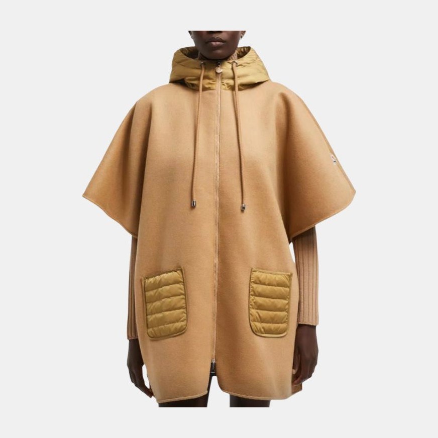 Moncler FW24 Belted Down Vest Navy