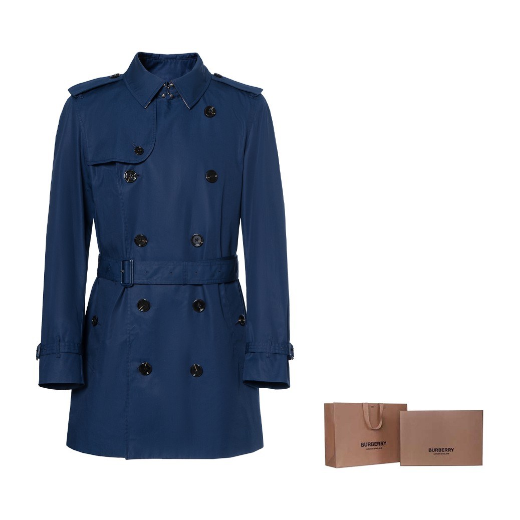 Burberry SS25 Blue Trench Coat
