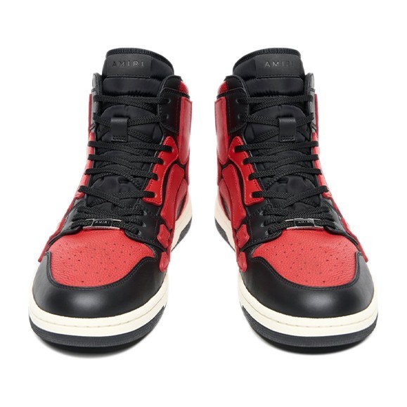 AMIRI Skel-Toe High Top Red