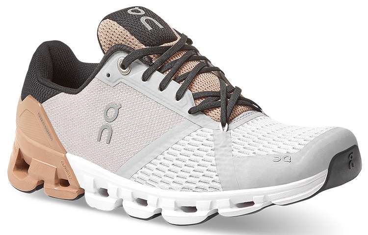 On Cloudflyer Glacier Grey Rose Brown