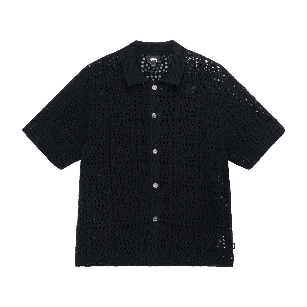 Stussy Crocheted Short Sleeve Shirt