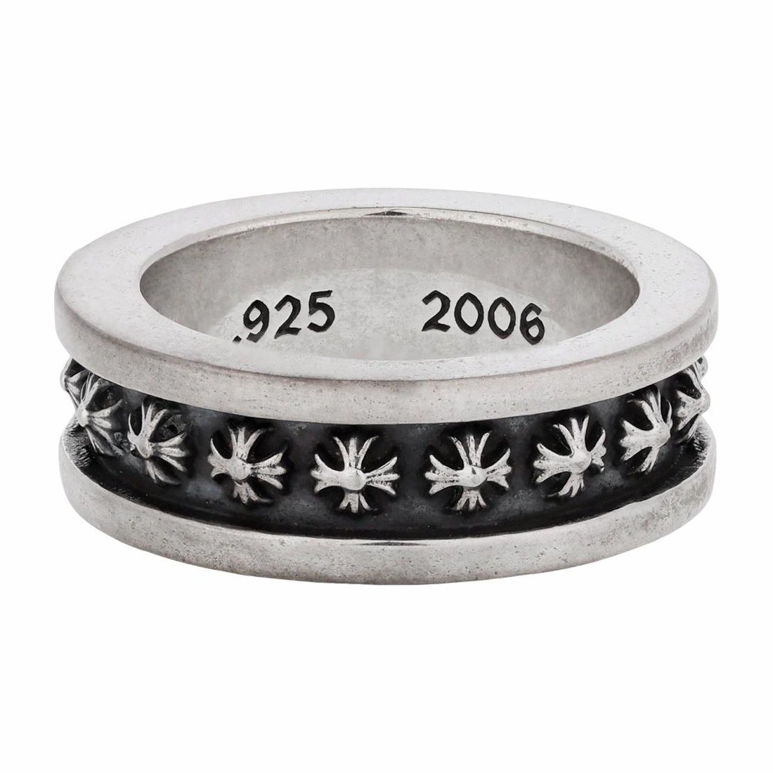 Chrome Hearts Mini Ch Plus Silver Ring