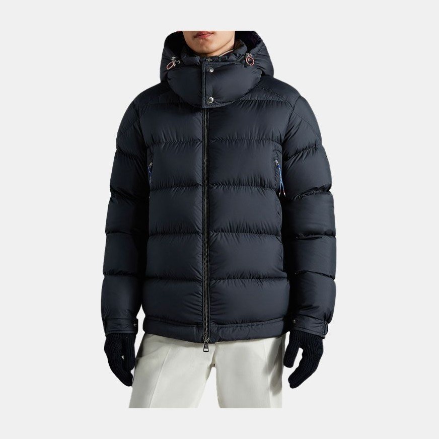 Moncler FW22 Hoodie Down Jacket Blue