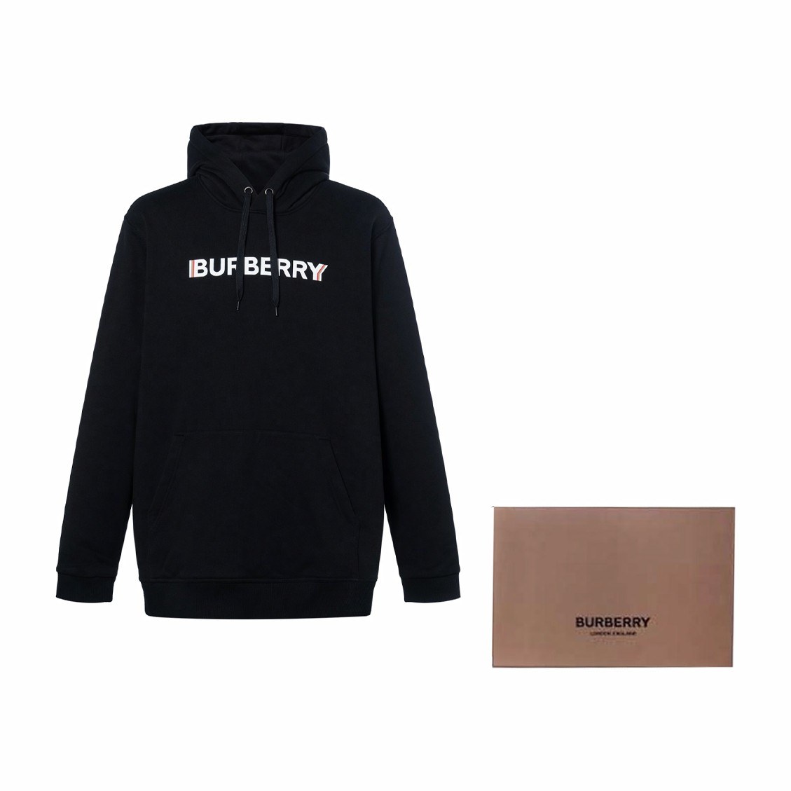Burberry Logo Print Hoodie