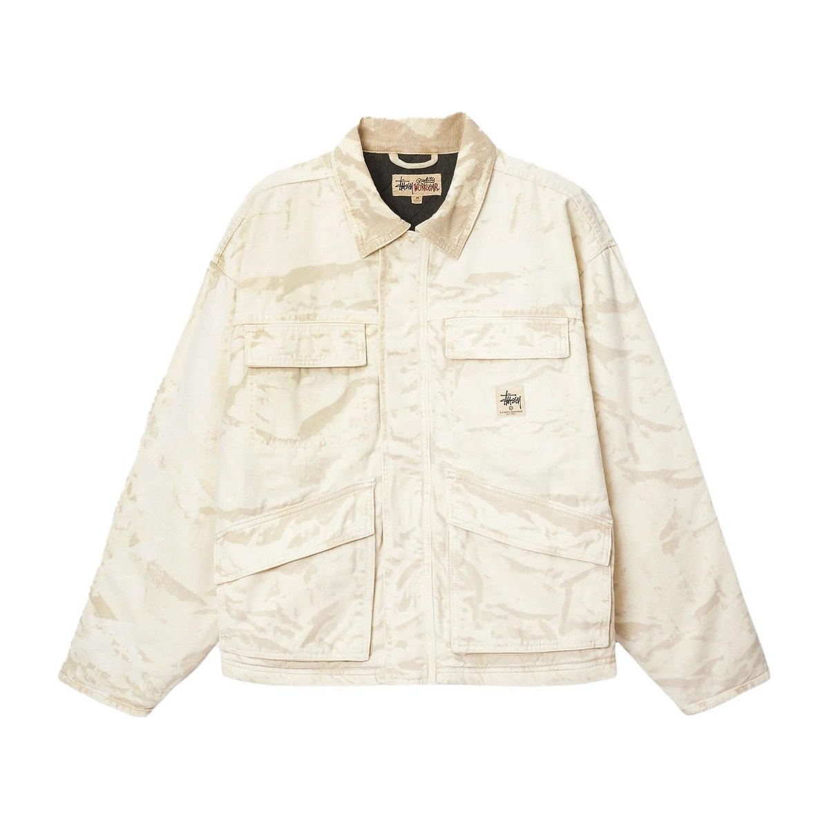 Stussy Shop Jacket Spray Dye Canvas