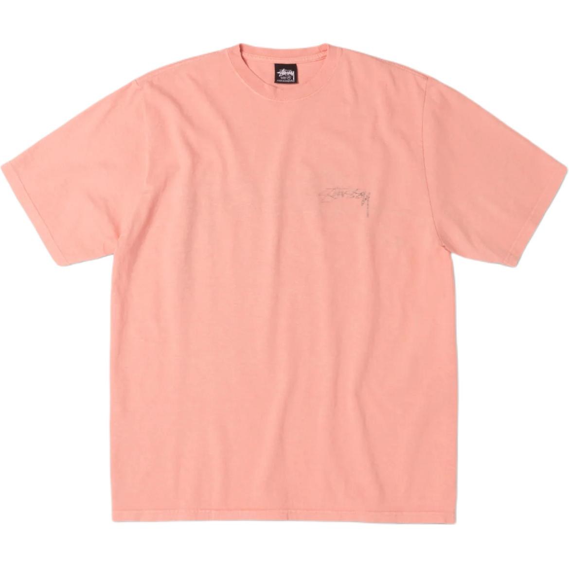 Stussy FW25 SMOOTH REVERSE TEE PIGMENT DYED logoT