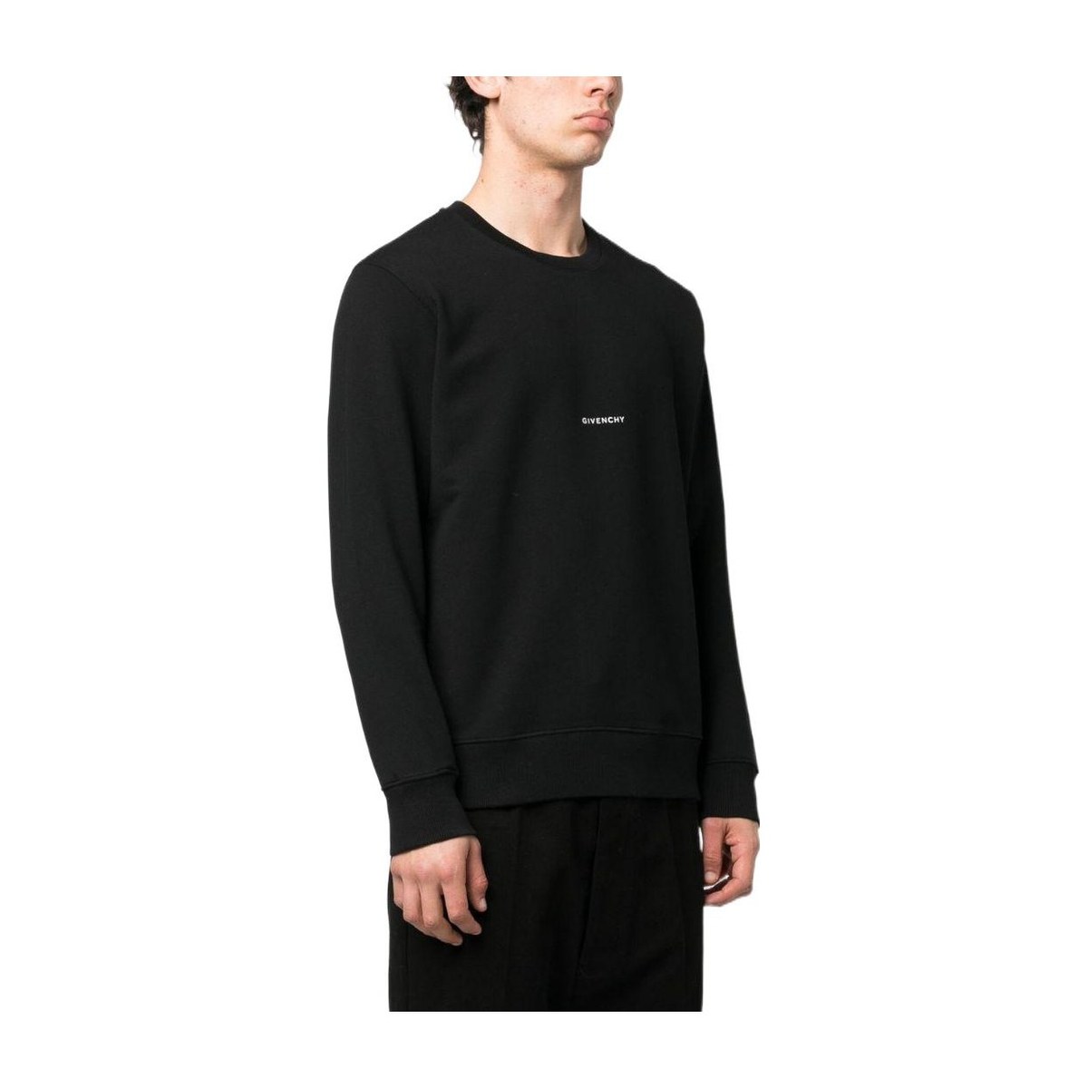 Givenchy SS23 Logo Crewneck Sweatshirt Black