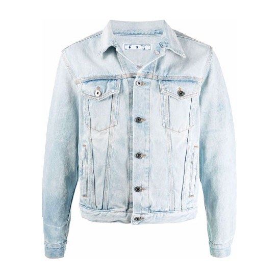 OFF-WHITE FW21 Arrow Print Denim Jacket