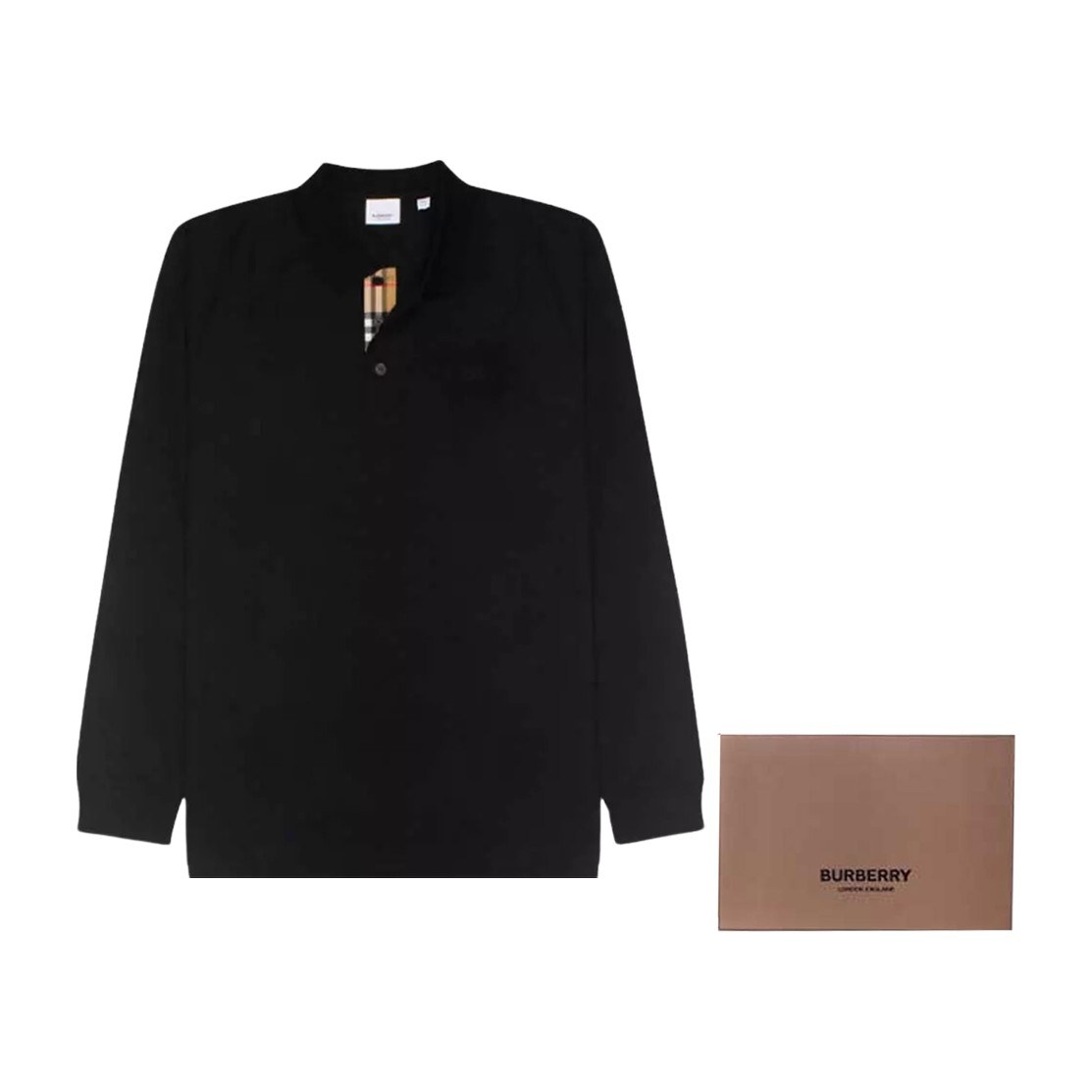 Burberry FW23 Polo Shirt Black