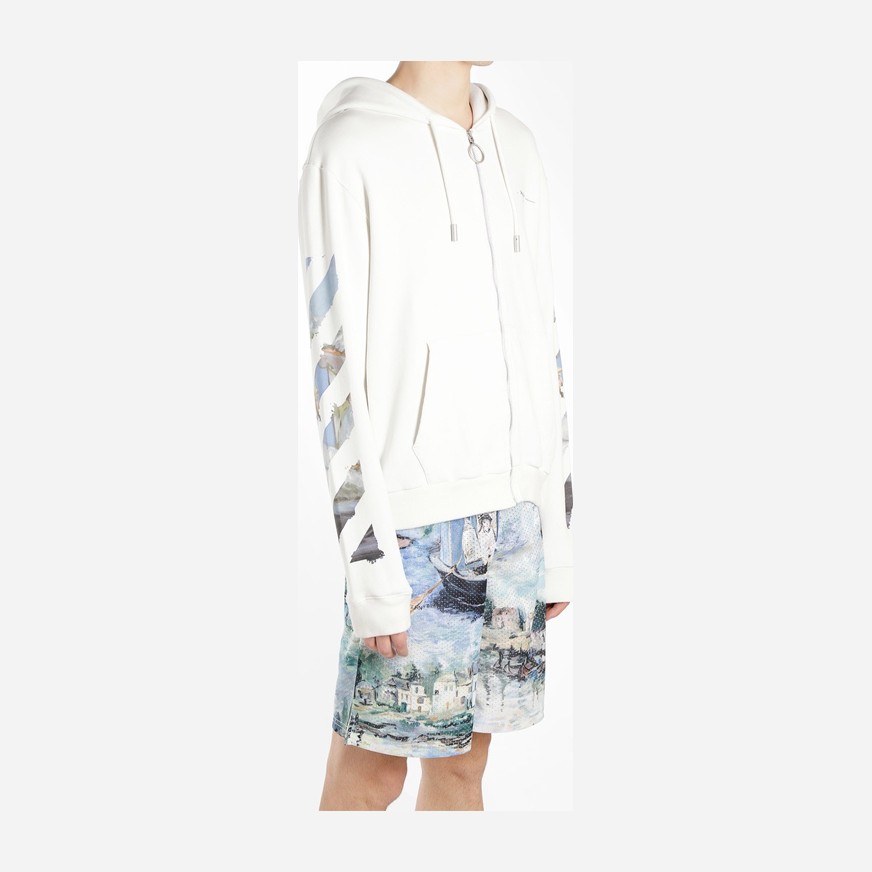 OFF-WHITE SS19 Classic Hoodie White