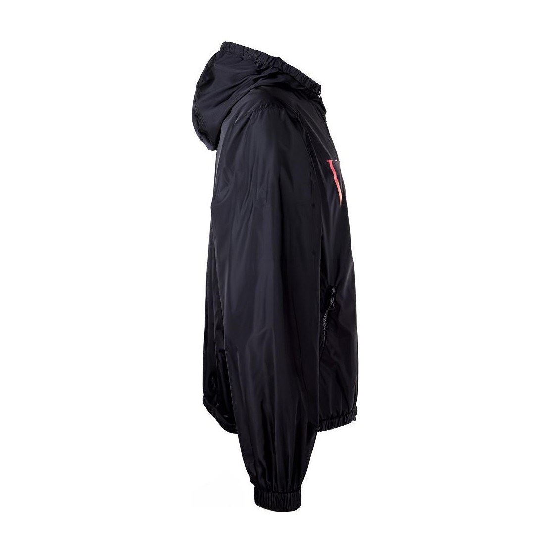 Valentino Logo Hoodie Jacket Black