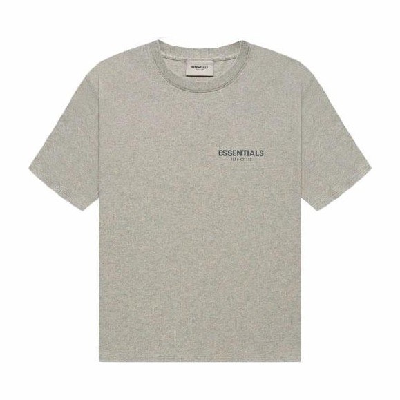 Fear of God Essentials FW21 SS Tee Dark Heather Oatmeal