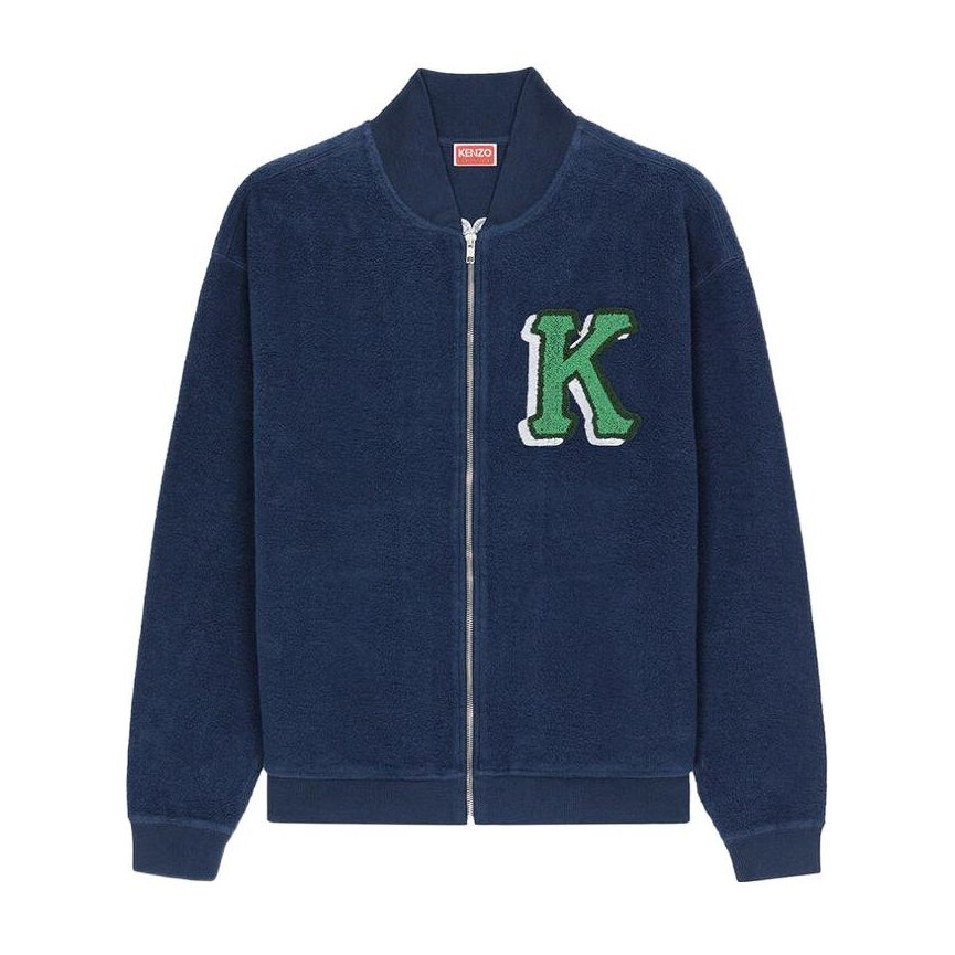 KENZO Logo Embroidered Zip Jacket