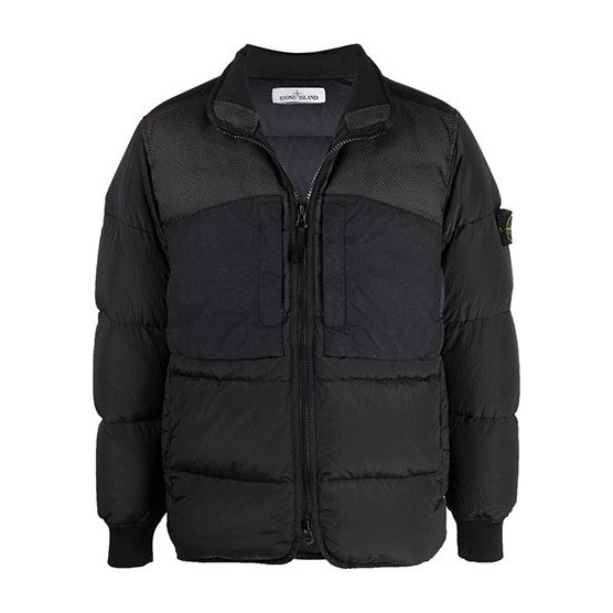 Stone Island Down Jacket Black