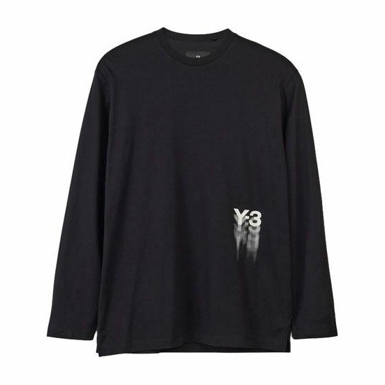 Y-3 GFX LS Tee Black