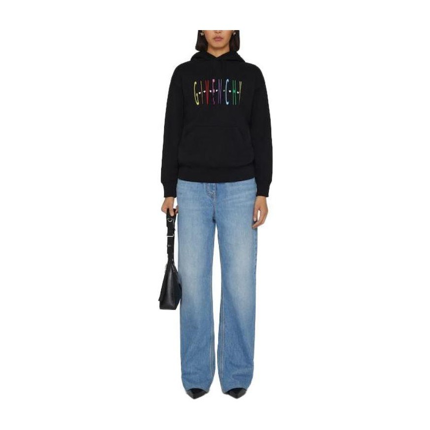 Givenchy SS23 Logo Hoodie Black