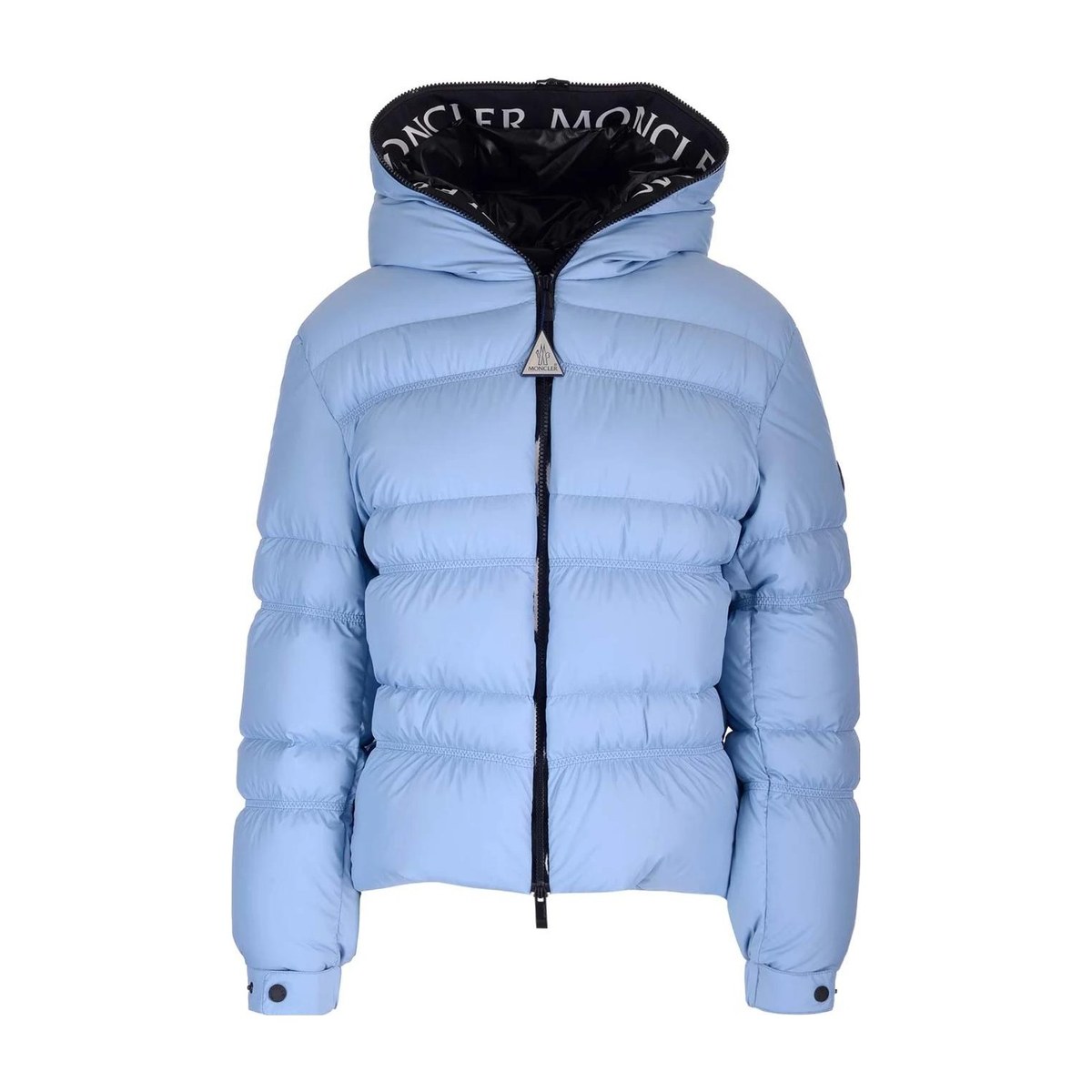 Moncler Hooded Zip Jacket Blue