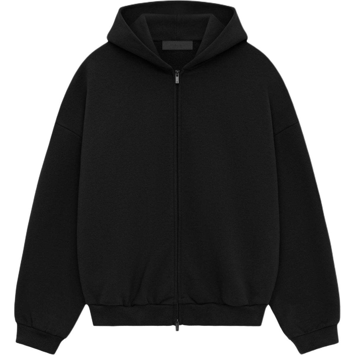 Fear of God Essentials Heavy Fleece Fullzip Hoodie Obsidian Black