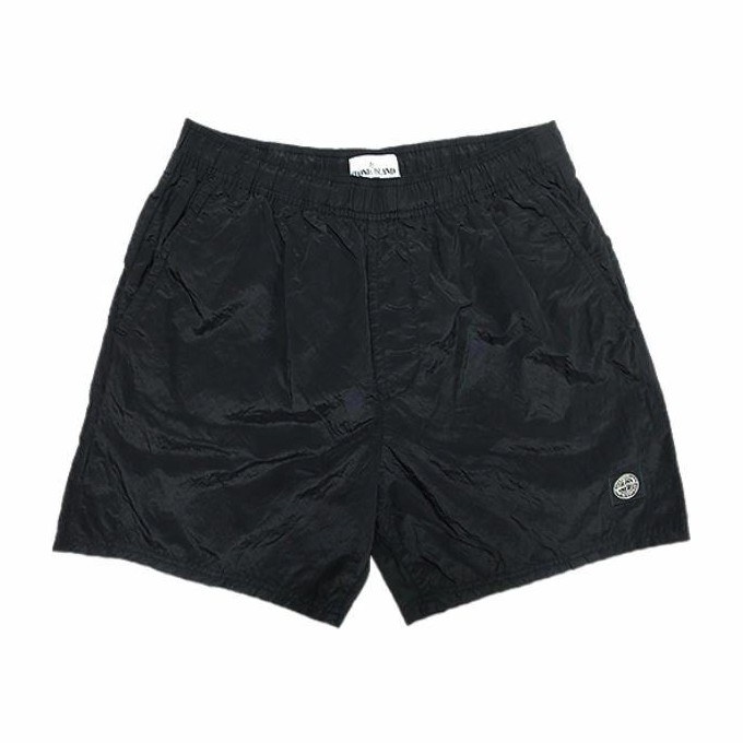 Stone Island Nylon Shorts Black