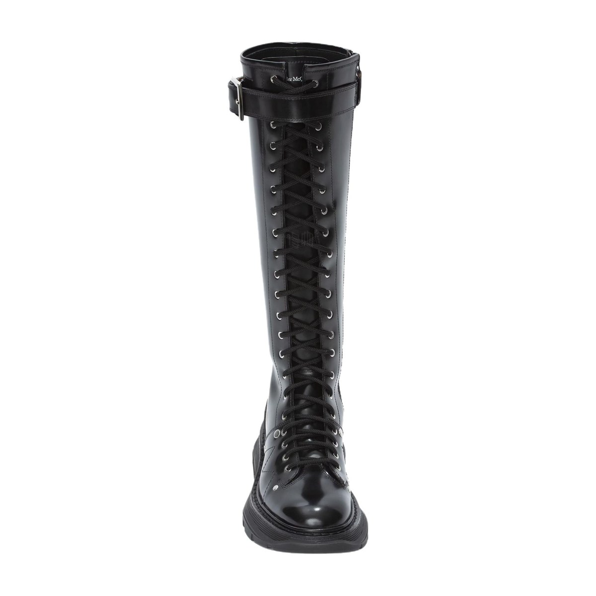 Alexander McQueen Tread High Boots Black