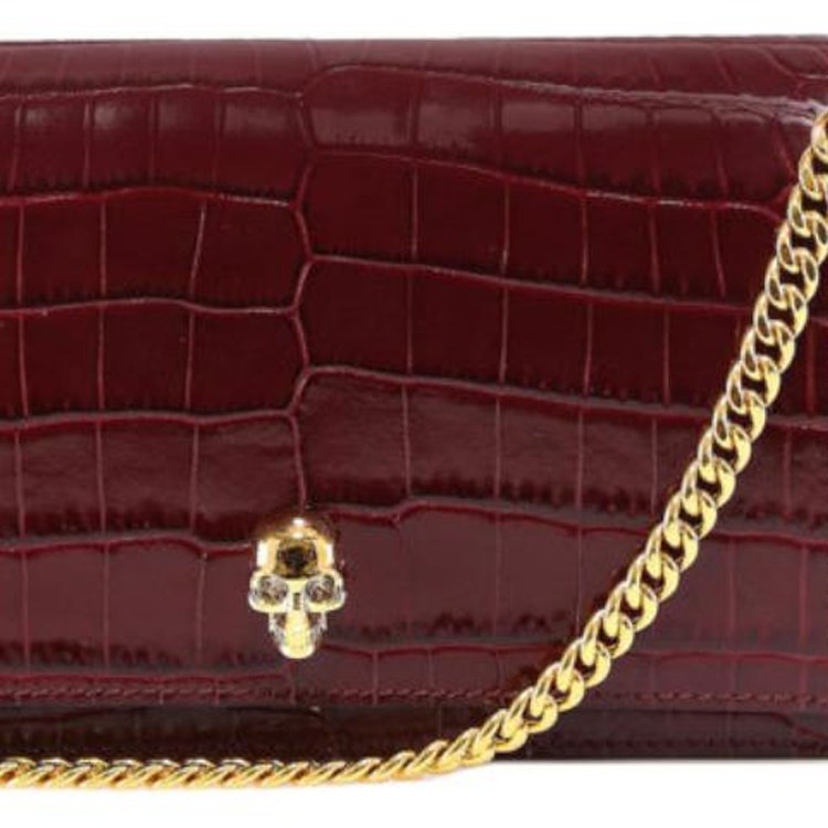 Alexander McQueen Chain Shoulder Bag Red