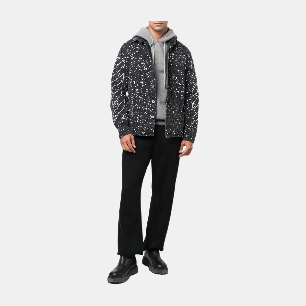 OFF-WHITE FW22 Twill Print Splatter Shirt
