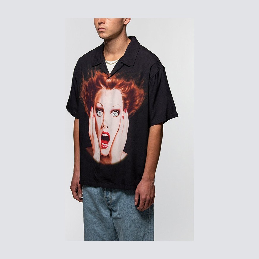 Stussy Harumi V-Neck T-Shirt Black