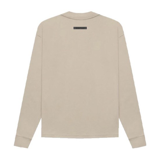 Fear of God Essentials FW21 Ls Tee StringTan LogoT